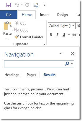 Find Navigation