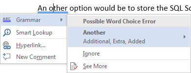 Right Click Options